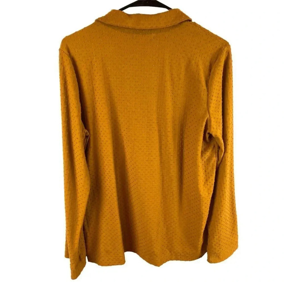 MAdewell Knit Bedtime Long-Sleeve Pajama Top in Clip-dot Size M New - Picture 7 of 16